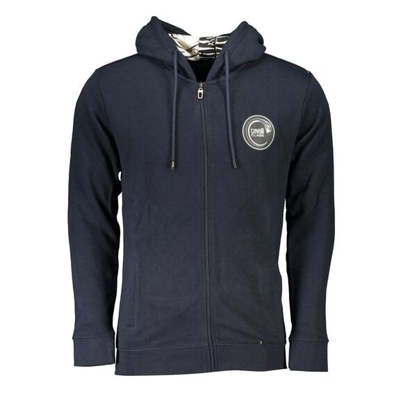 Cavalli Class Blue Cotton Men's Sweatshirt